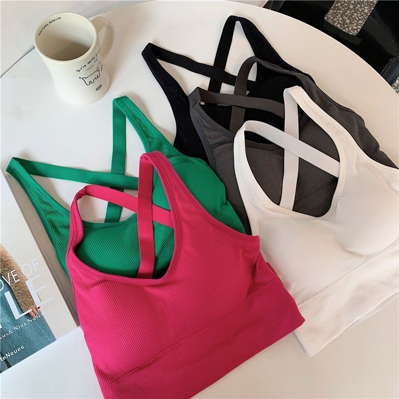 Sexy Sports Bra Yoga Bra Fitne - Bralette Triangle Set reseña y precio