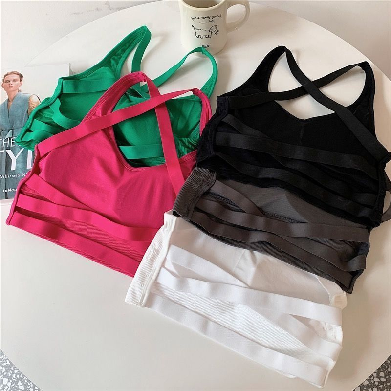 Sexy Sports Bra Yoga Bra Fitne - Bralette Triangle Set reseña y precio