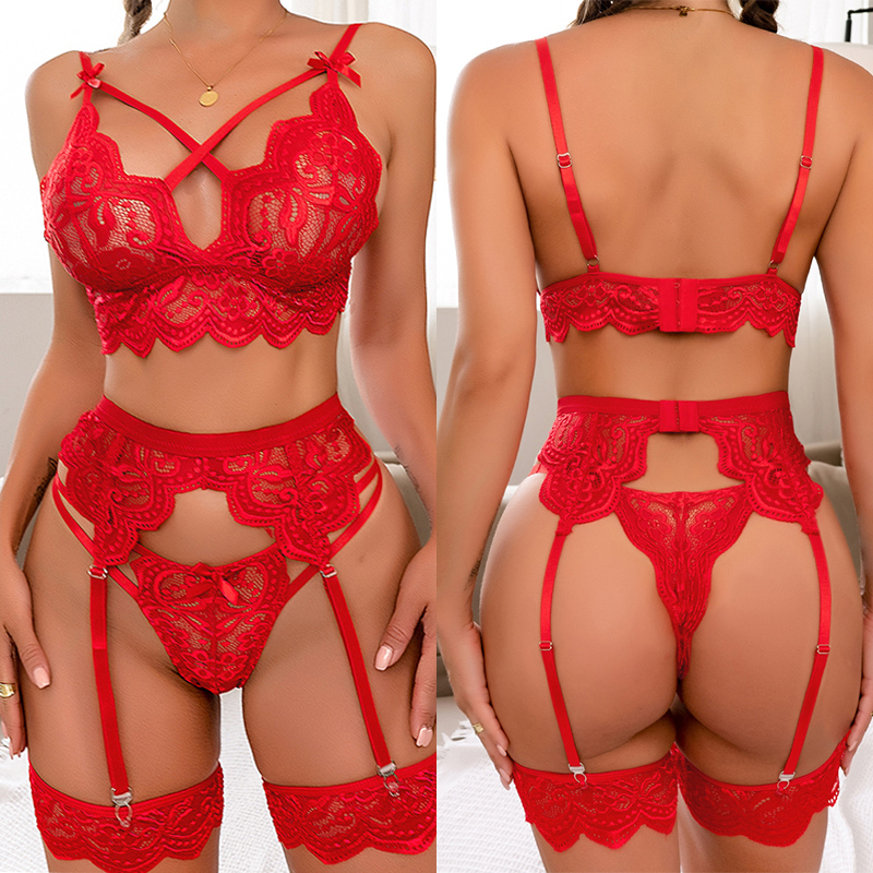 Sexy Lingerie Woman Sex Bra Se - Bralette Triangle Set reseña y precio