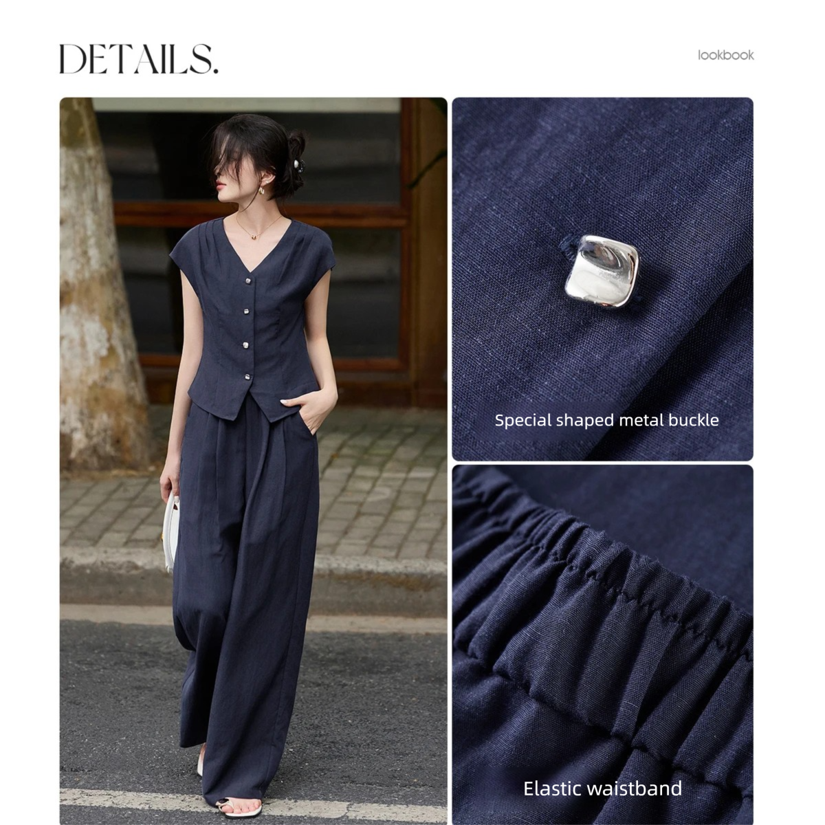 SENTUBILA Summer Linen Pant Se - Linen Pant Wide reseña y precio