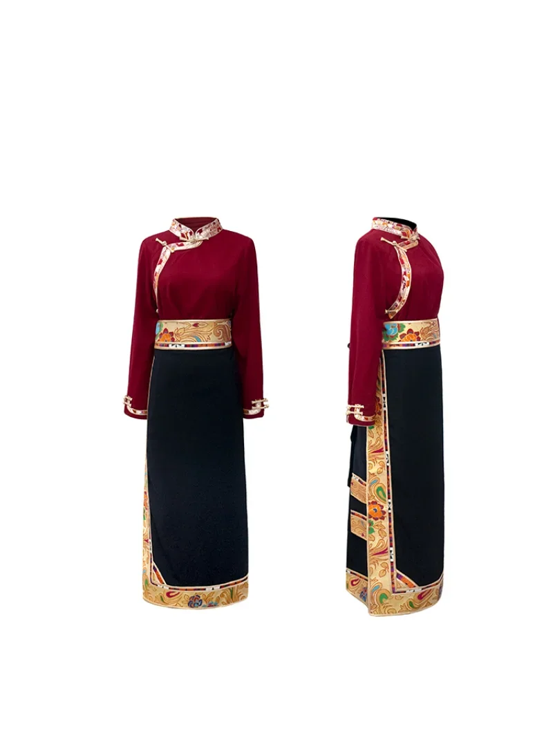 Traditional Tibetan Dress Wrap - Linen Dress Wrap reseña y precio