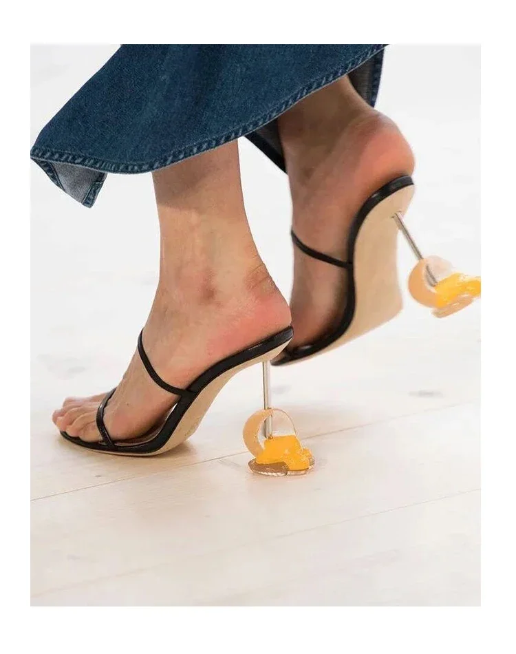 Summer Strappy Sandals Open To - Sandal Strappy Heeled reseña y precio