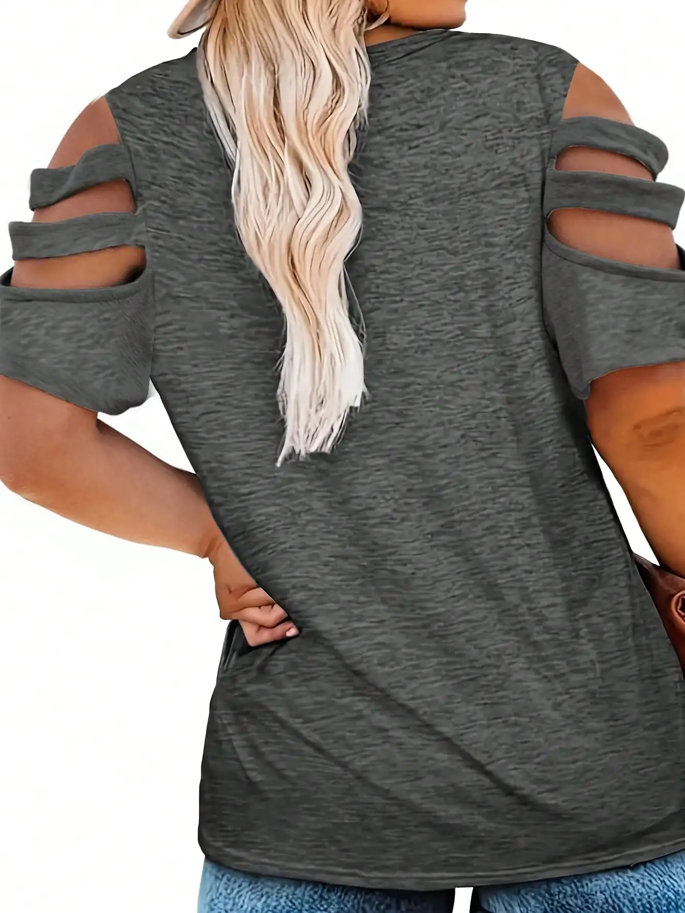 Women Fashion Plus Size 1XL-5X - Blouse Off Shoulder reseña y precio