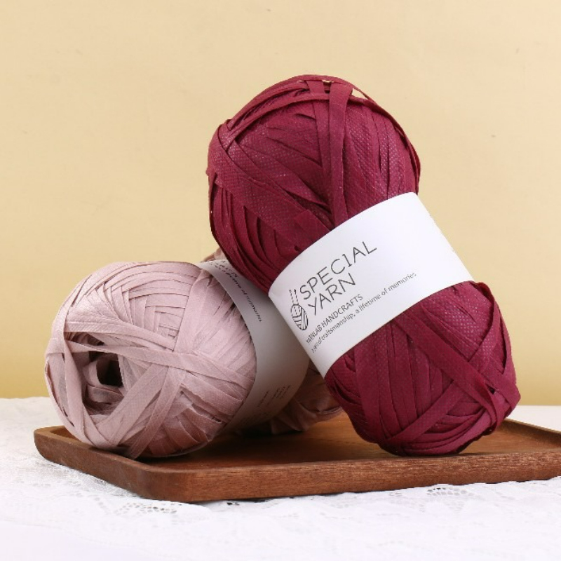 100g/pcs Raffia Flat Yarn for  - Crochet Bag Raffia reseña y precio