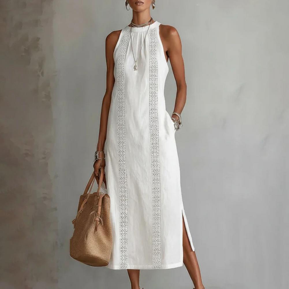 2026 Summer Dress for Women Sl - Linen Dress Wrap reseña y precio