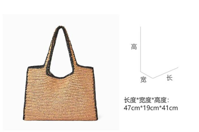 Straw Woven Tote Bags for Wome - Crochet Bag Raffia reseña y precio