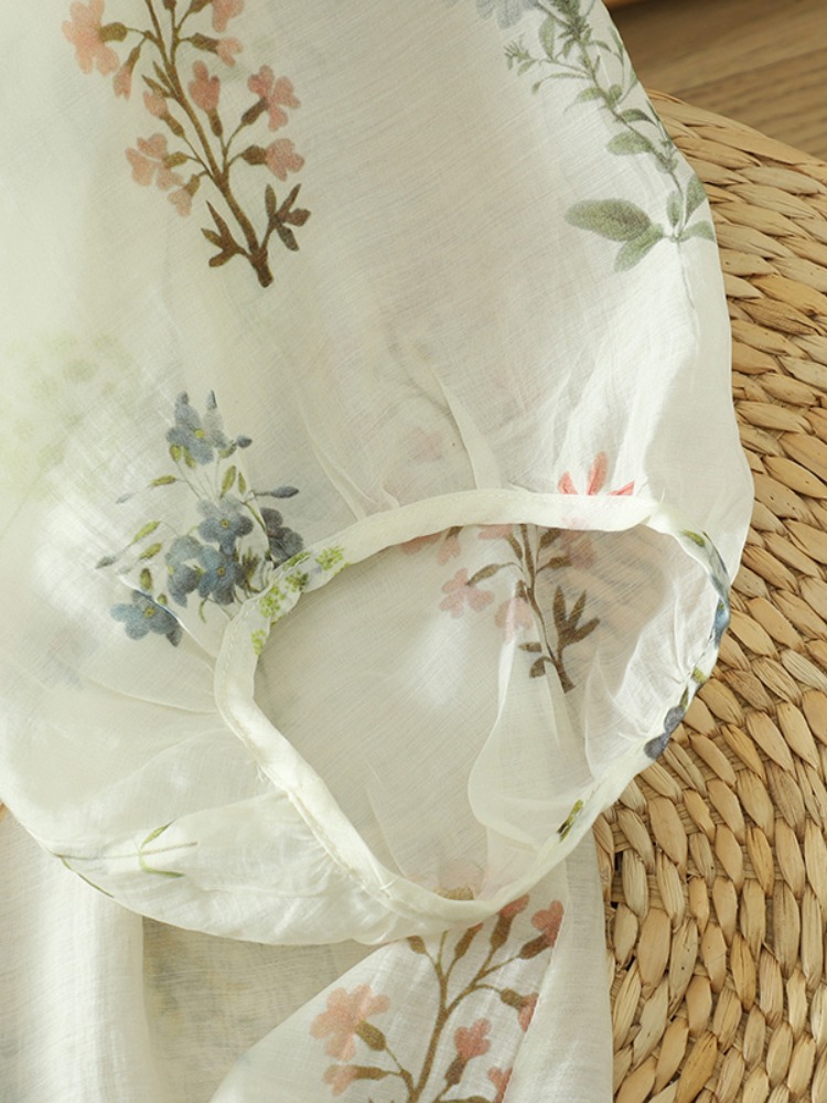 Lightweight Summer Floral Cott - Romper Floral Print reseña y precio