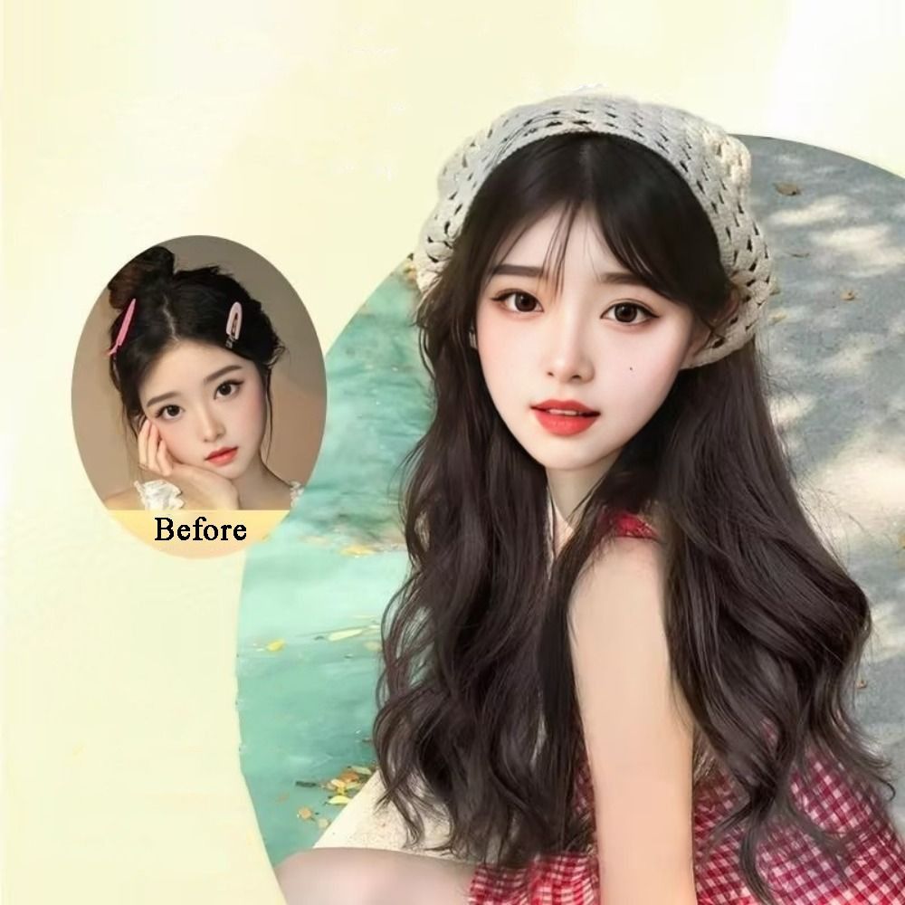 Fashion 65CM Wig Triangle Head - Headband Summer Knit reseña y precio