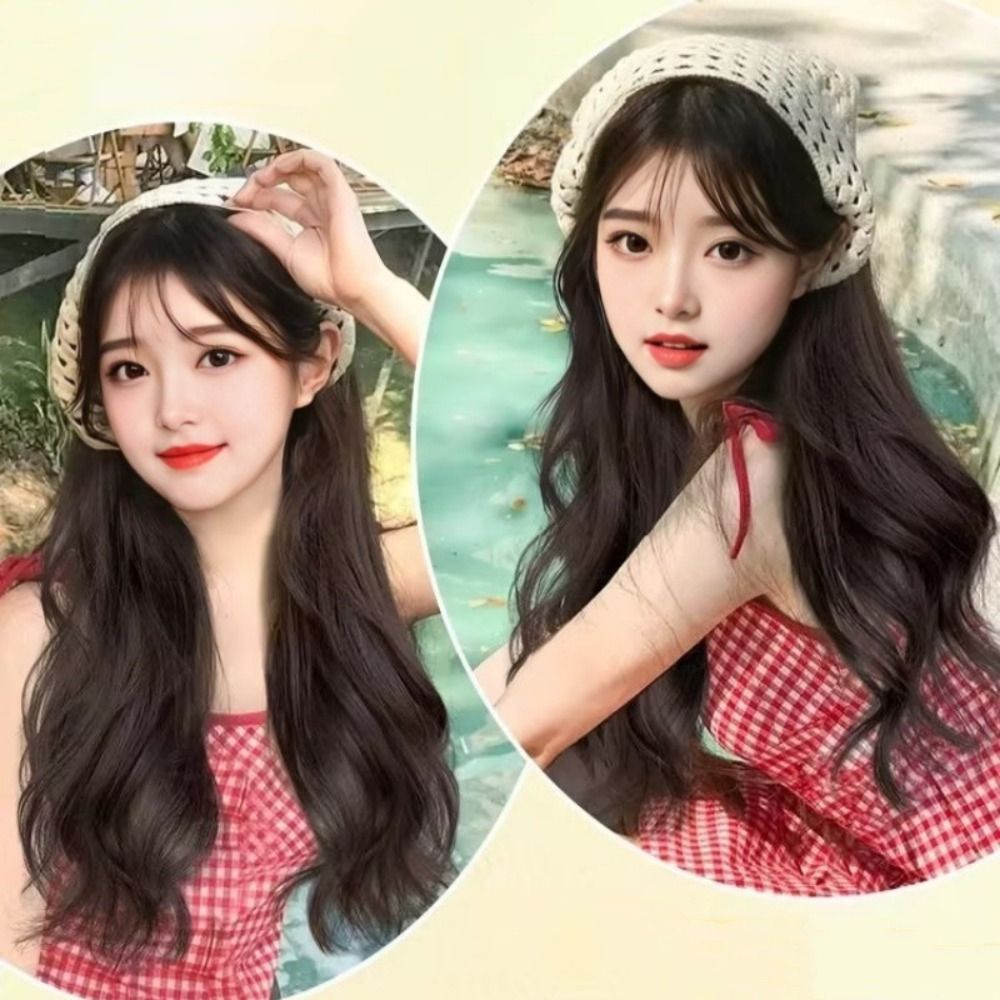 Fashion 65CM Wig Triangle Head - Headband Summer Knit reseña y precio