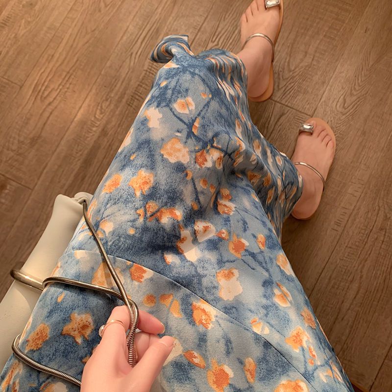 Women's Summer Two-Piece Set L - Midi Skirt Floral reseña y precio