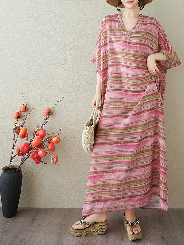 Knee-Length Wrap Long Dress Su - Linen Dress Wrap reseña y precio
