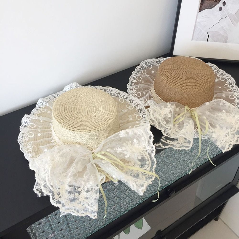 Floppy Lace Bow Sun Hat Breath - Hat Floppy Wide reseña y precio