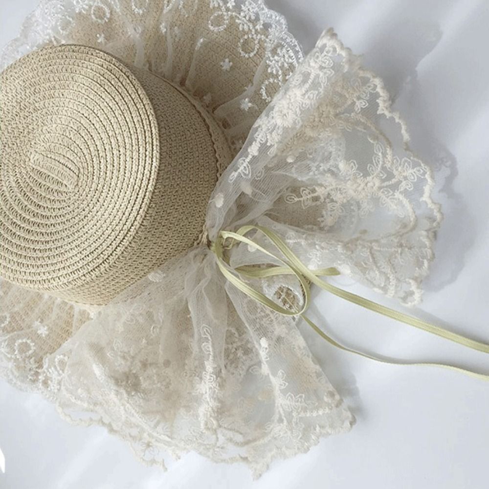 Floppy Lace Bow Sun Hat Breath - Hat Floppy Wide reseña y precio