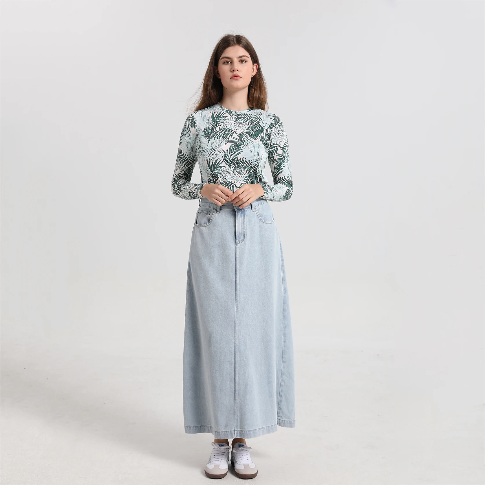 AP Printing Tee Stretchy  Moda - Linen Dress Wrap reseña y precio