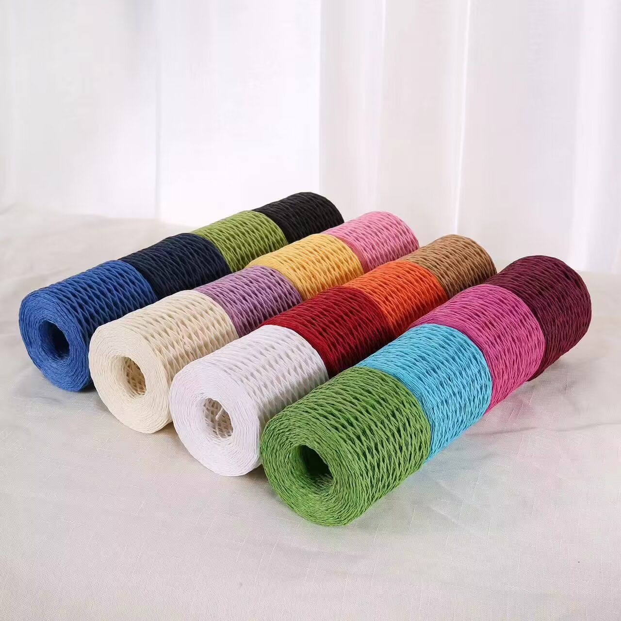 190g Raffia Yarn, Straw Paper  - Crochet Bag Raffia reseña y precio