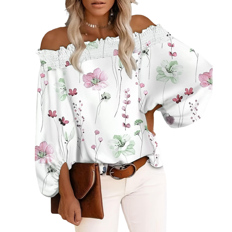Plus Size New Women's Casual F - Blouse Off Shoulder reseña y precio