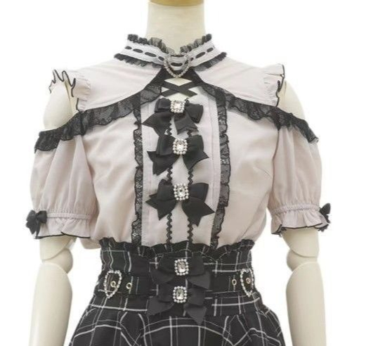Sweet Cute Girls Short Sleeve  - Blouse Off Shoulder reseña y precio