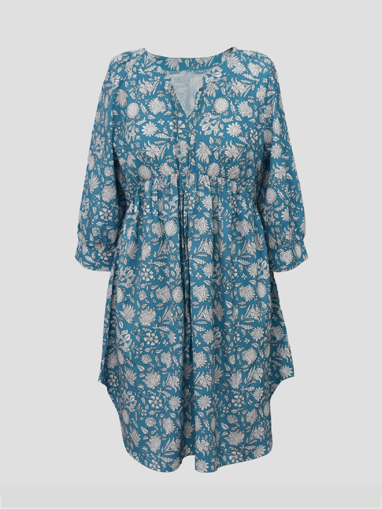 Plus size women's bohemian sty - Romper Floral Print reseña y precio
