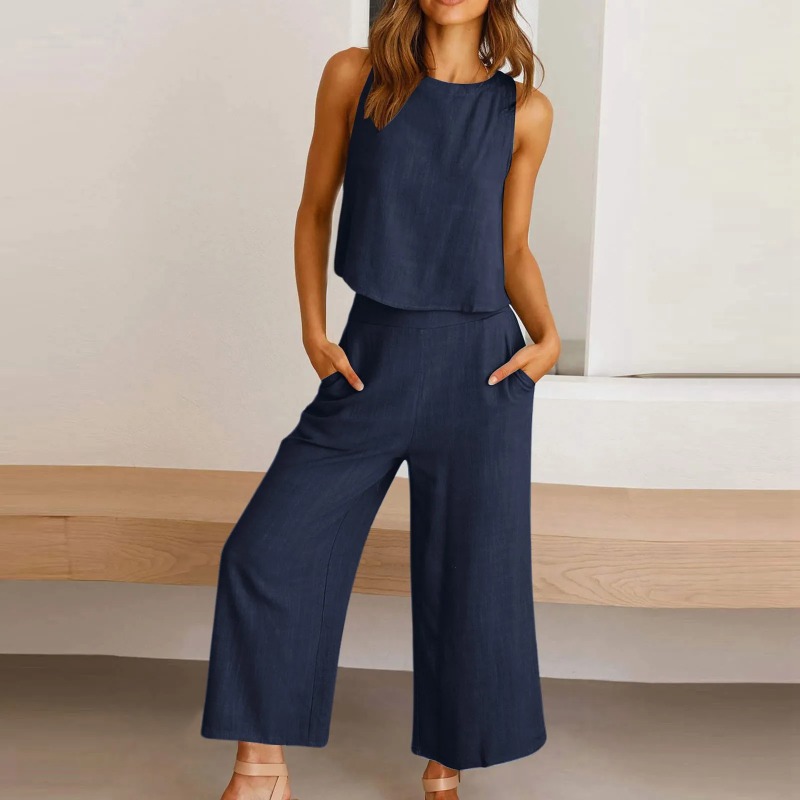 2025 New Summer Tops Cotton Li - Linen Pant Wide reseña y precio