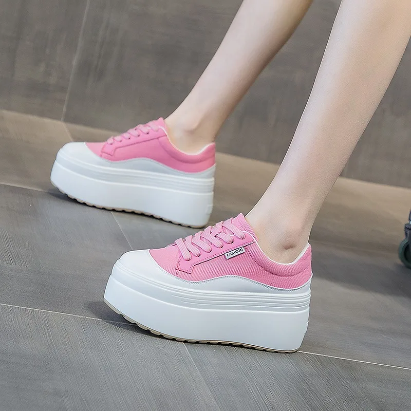 8cm New Canvas Genuine Leather - Wedge Espadrille Women reseña y precio