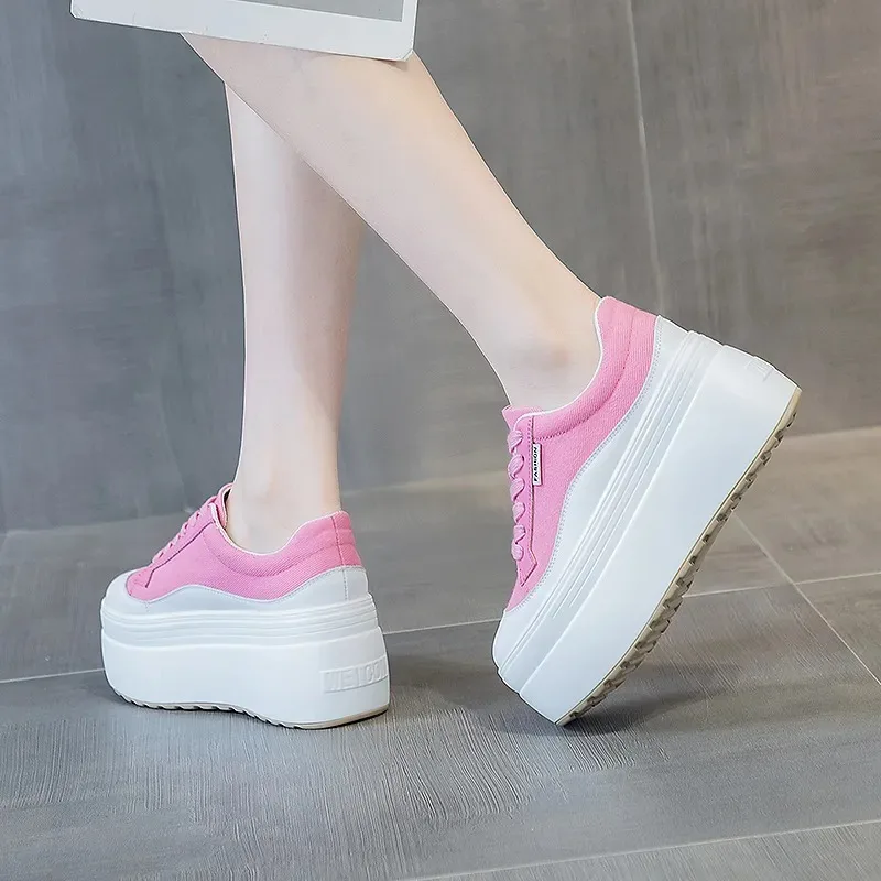 8cm New Canvas Genuine Leather - Wedge Espadrille Women reseña y precio