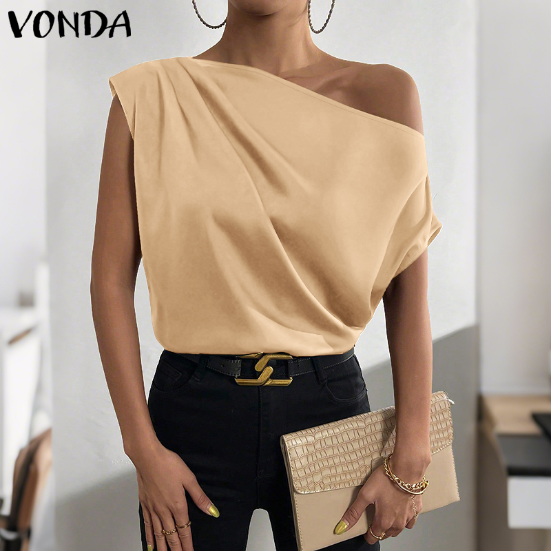 Plus Size 5XL VONDA Women Blou - Blouse Off Shoulder reseña y precio
