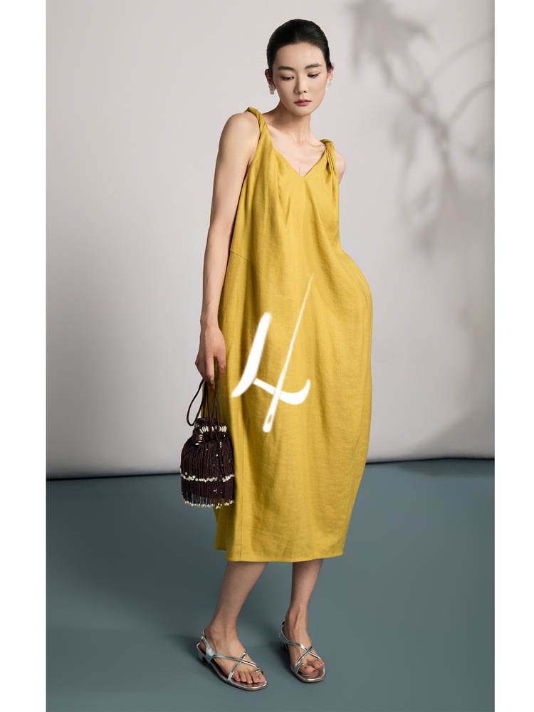 Natural Linen Summer New Style - Linen Dress Wrap reseña y precio