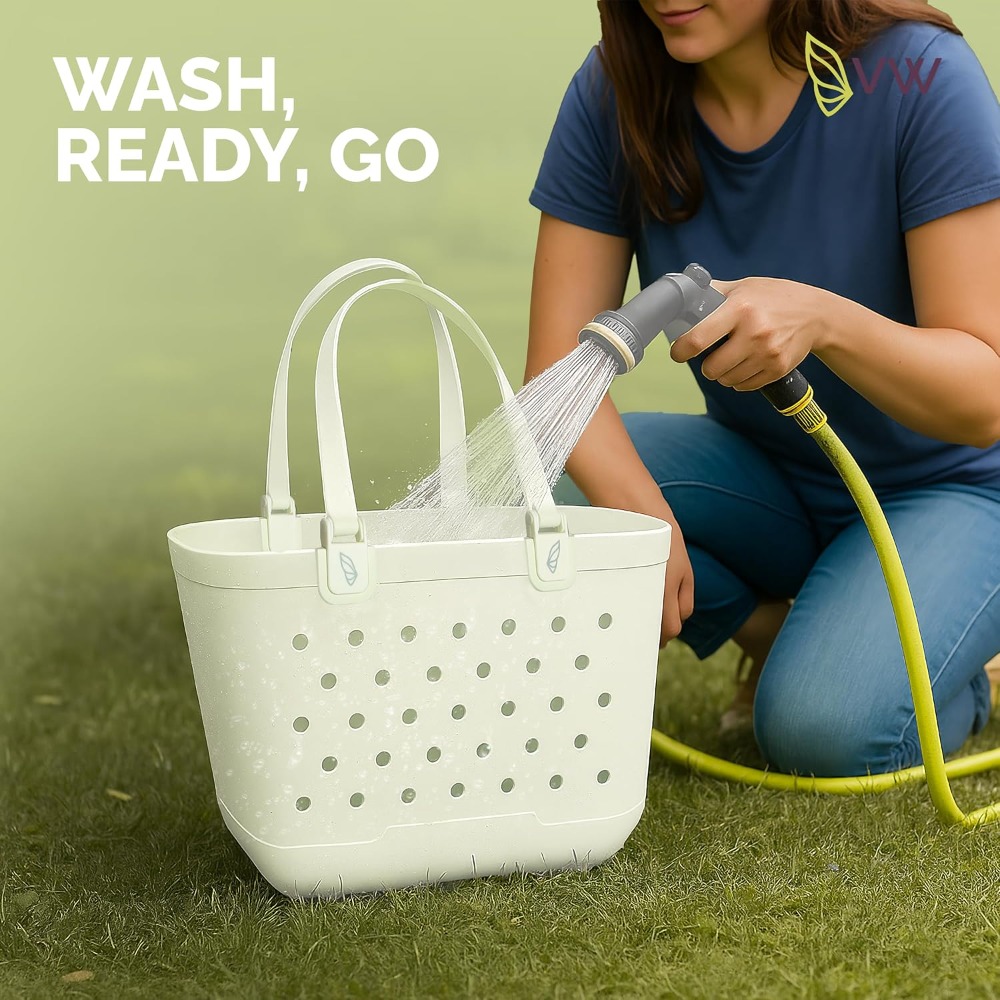 Large Rubber Beach Tote Bag -  - Tote Bag Beach reseña y precio