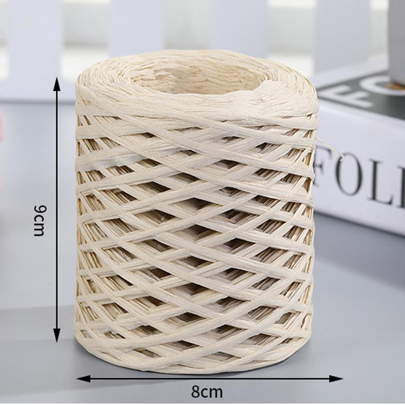 200M Raffia paper rope Straw Y - Crochet Bag Raffia reseña y precio