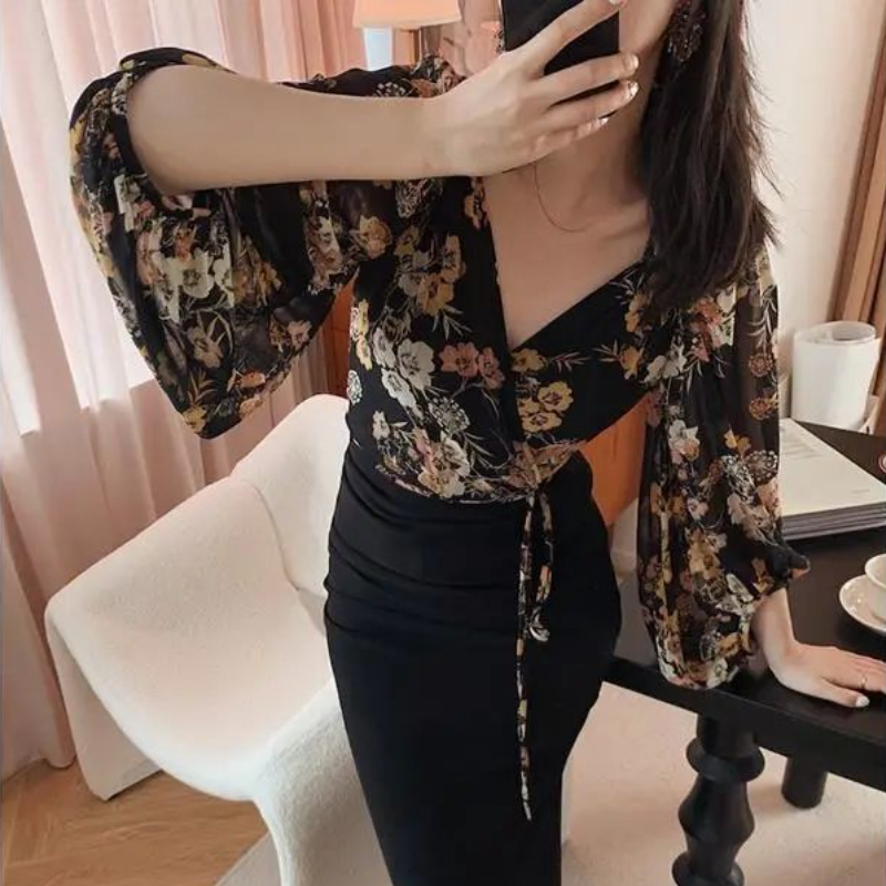 Japan Style Vintage Floral Blo - Romper Floral Print reseña y precio
