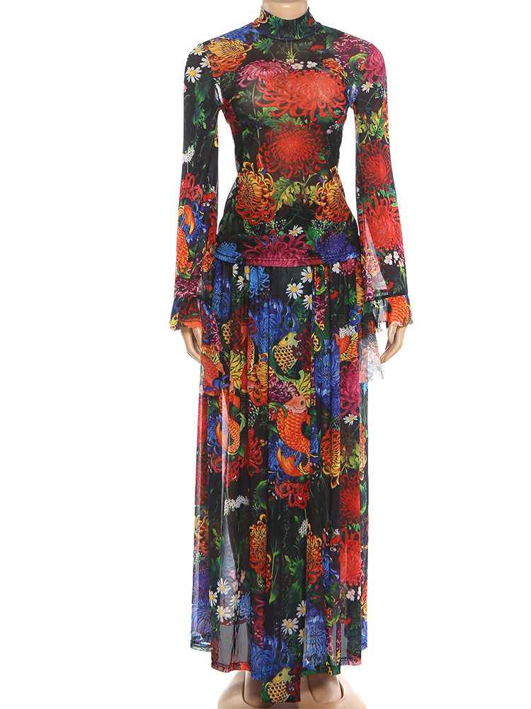 Weird Puss Colorful Floral Pri - Romper Floral Print reseña y precio