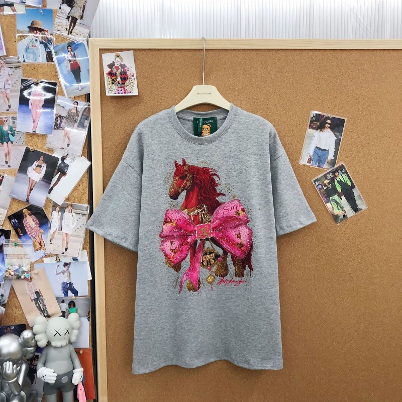 Trendy Fashion Rhinestone Prin - Blouse Off Shoulder reseña y precio