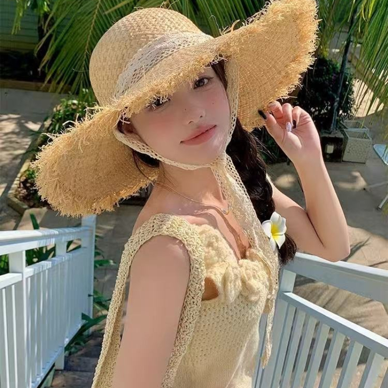 Women Raffia Straw Sun Hat Wid - Hat Floppy Wide reseña y precio