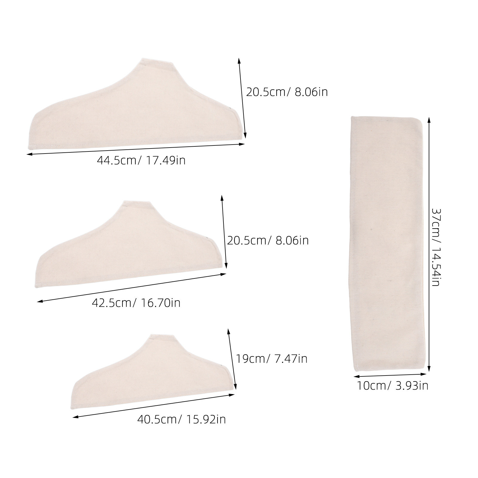 4pcs Anti Slip Hanger Cover Co - Linen Dress Wrap reseña y precio