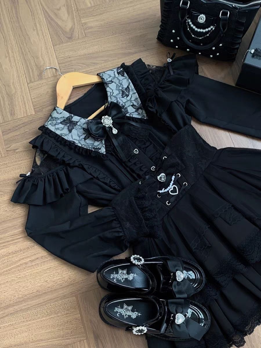 Harajuku Kawaii Skirt Sets Wom - Blouse Off Shoulder reseña y precio