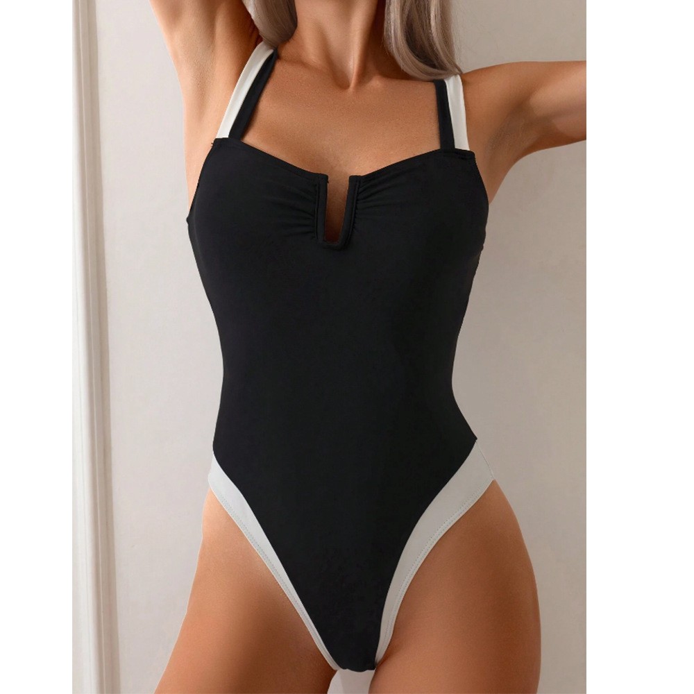2026 Bikini Woman Tankini Deep - Swimsuit Bikini Ruched reseña y precio