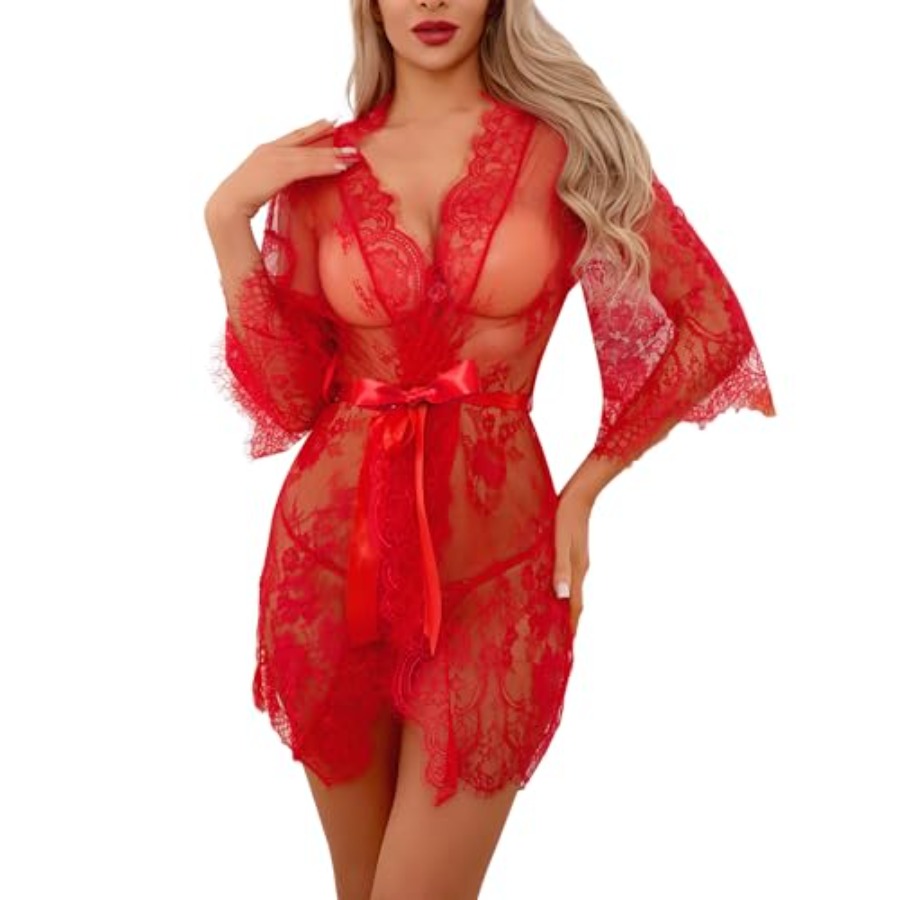 Narcisse Women's Floral Lace K - Kimono Sheer Floral reseña y precio