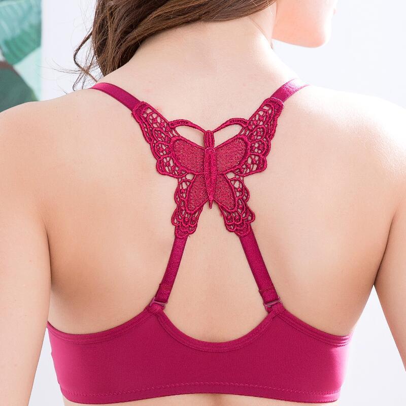 Sexy Front Deduction Butterfly - Bralette Triangle Set reseña y precio