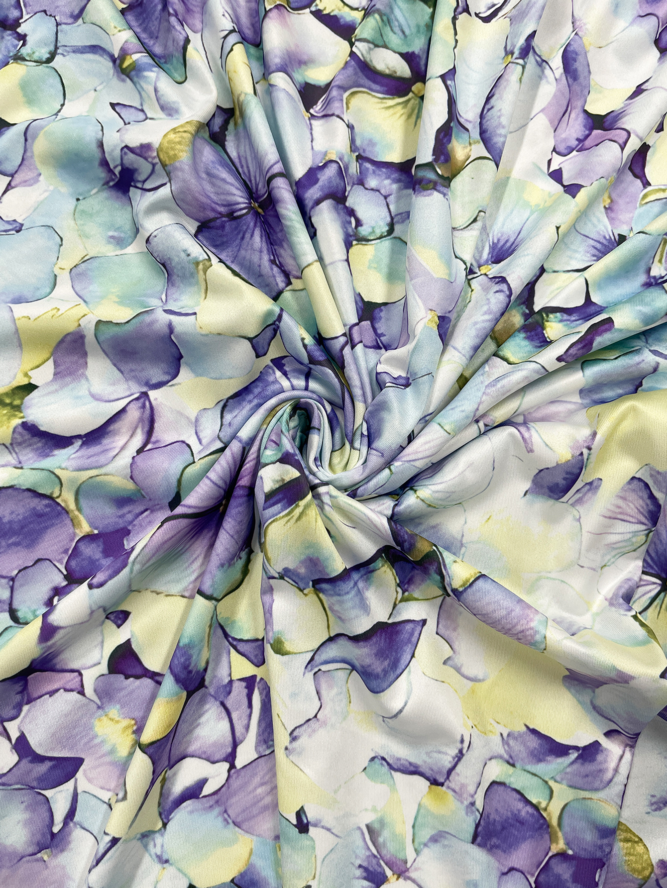 Plus Size Purple Yellow Floral - Midi Skirt Floral reseña y precio