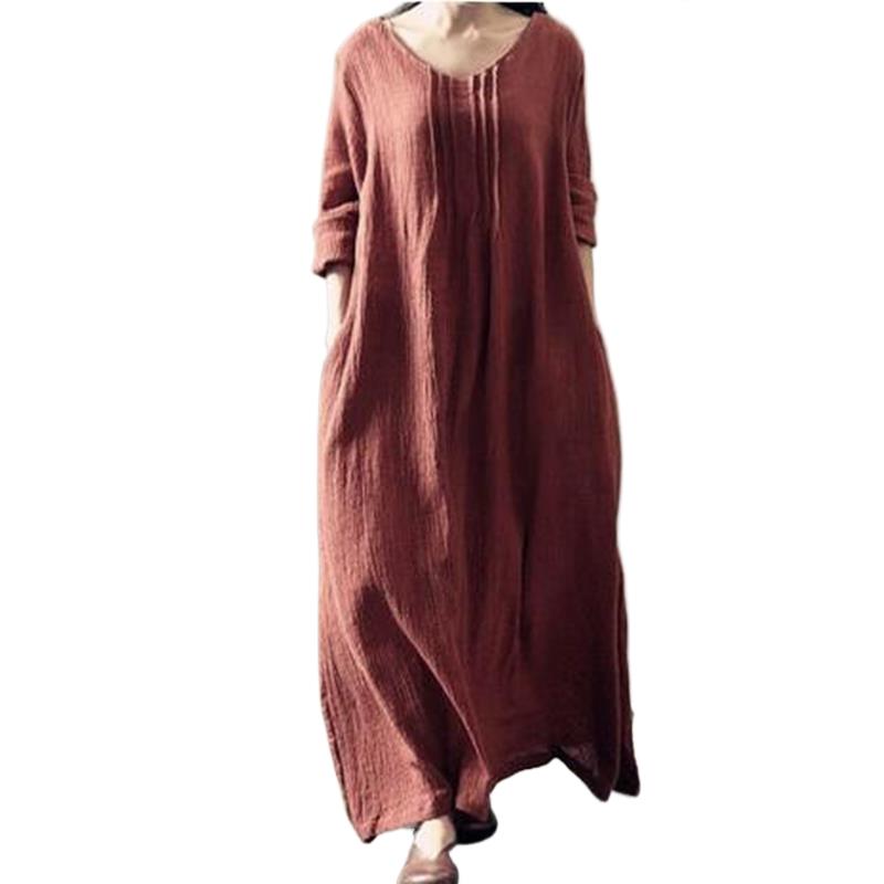 2025 Cotton Linen Vintage Full - Linen Dress Wrap reseña y precio