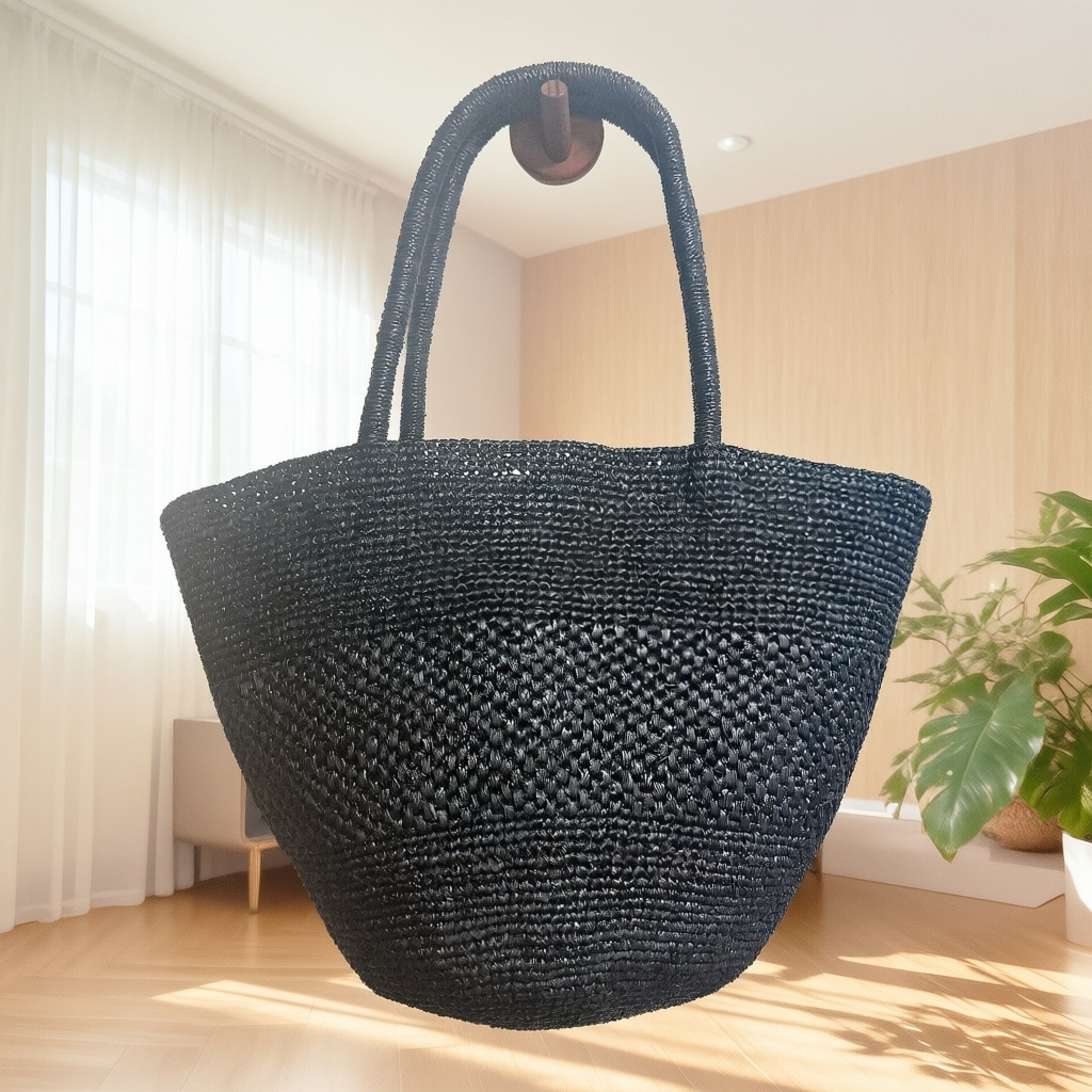Large Capacity Raffia Straw Ba - Crochet Bag Raffia reseña y precio