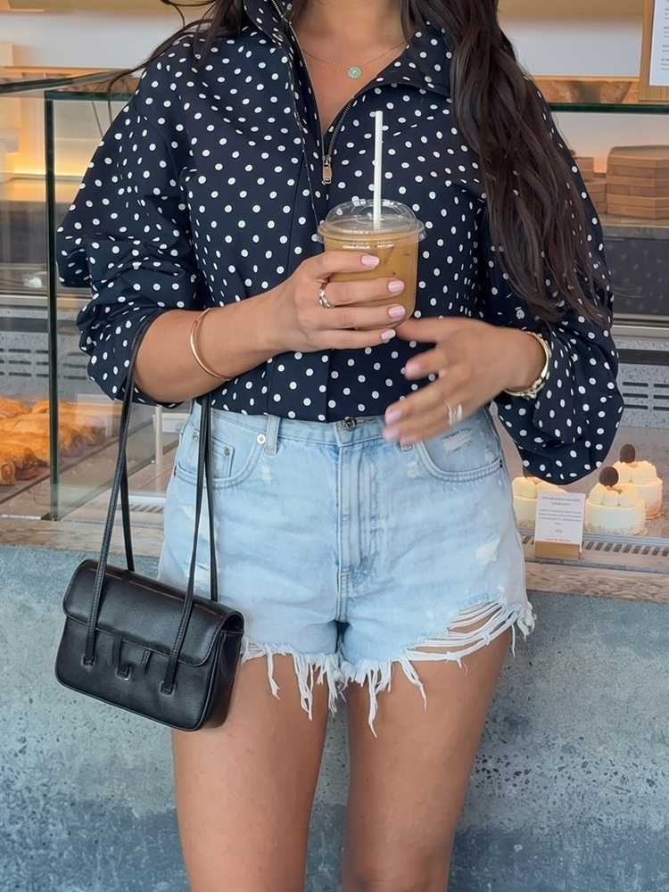HH Women's High Waisted Denim  - Shorts Denim Frayed reseña y precio