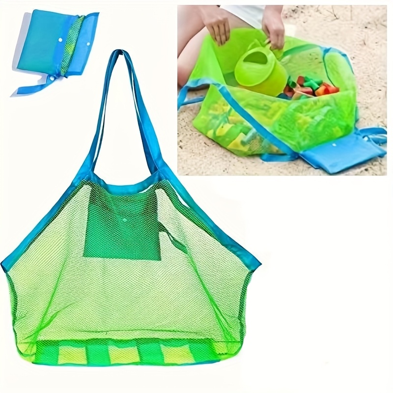 1pc Large Mesh Beach Tote Bag  - Tote Bag Beach reseña y precio