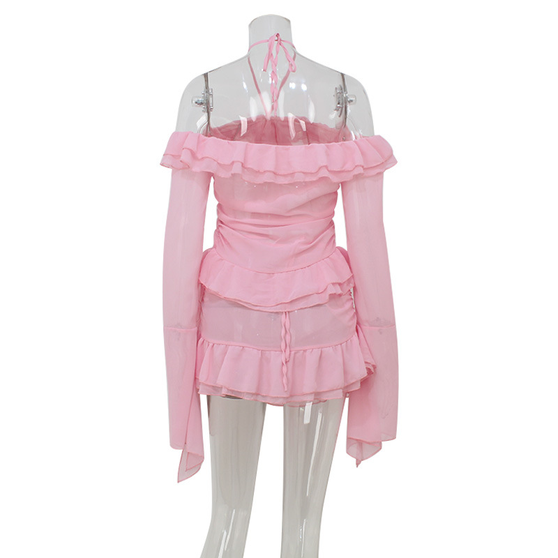 Women Holiday Sweet Ruffles 2  - Blouse Off Shoulder reseña y precio