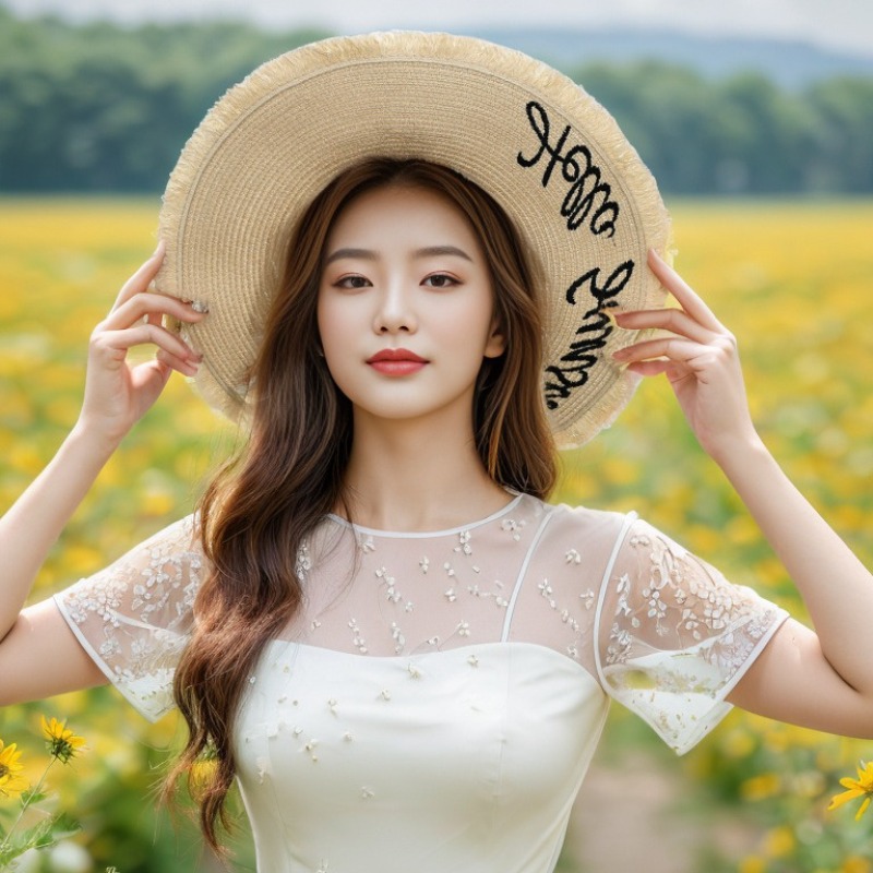 1pc Summer Floppy Beach Hats f - Hat Floppy Wide reseña y precio
