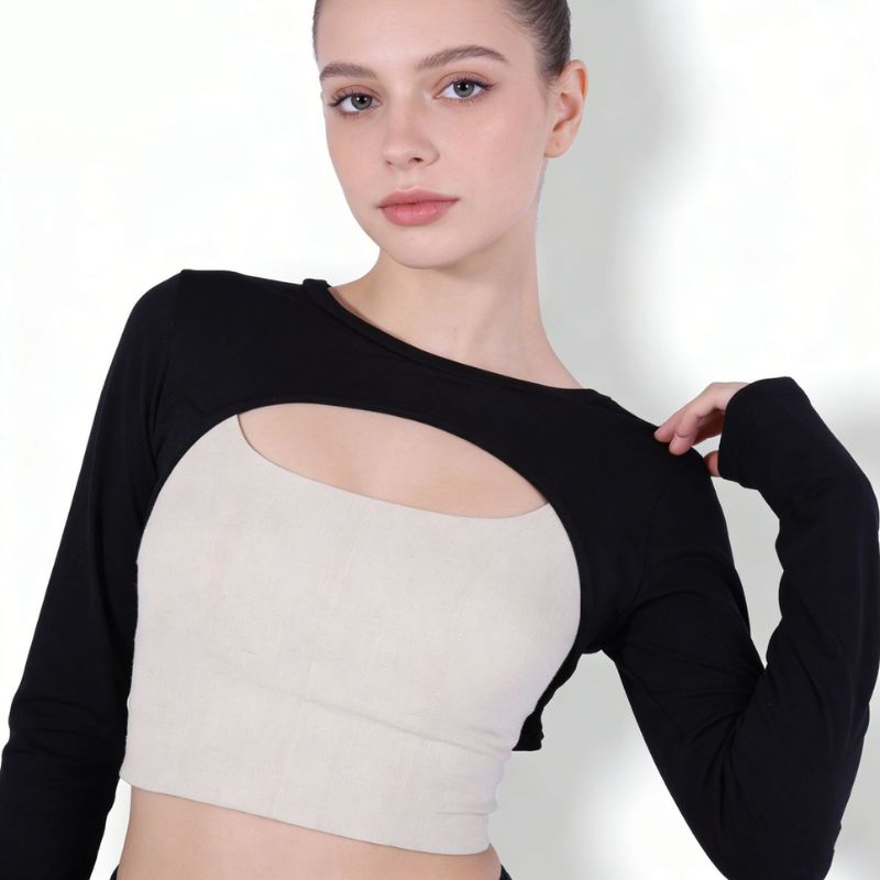 Modal Ice Silk Arm Sleeves Ult - Crop Top Crochet reseña y precio