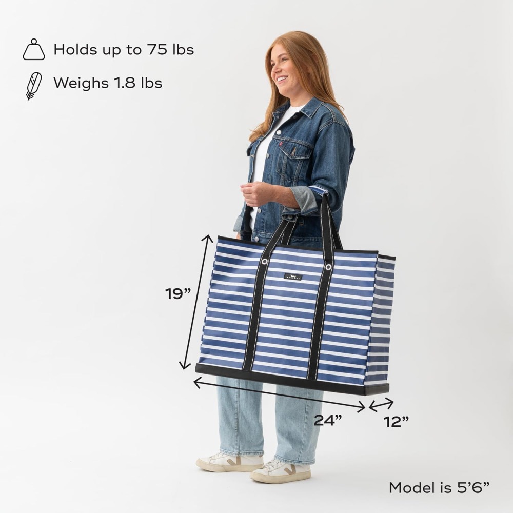 Water-Resistant Zip Tote for B - Tote Bag Beach reseña y precio