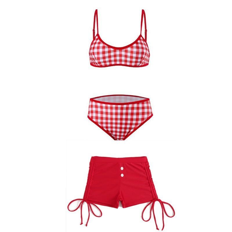 Sexy Suits Women Dopamine Styl - Swimsuit Bikini Ruched reseña y precio