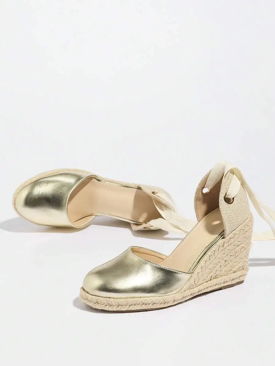 Metallic Cap Toe Espadrille We - Wedge Espadrille Women reseña y precio
