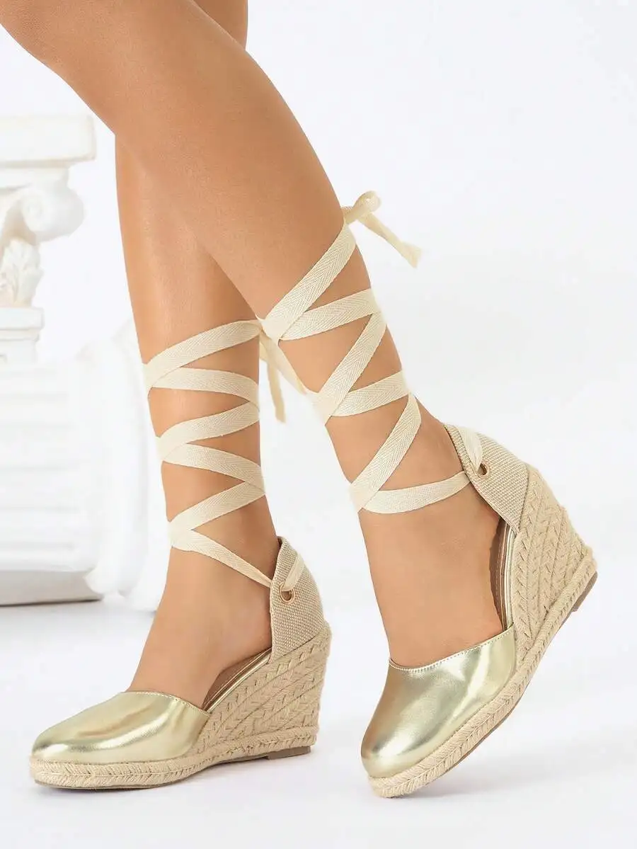Metallic Cap Toe Espadrille We - Wedge Espadrille Women reseña y precio